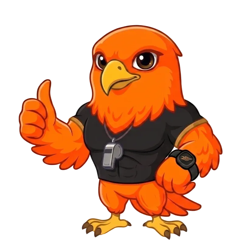 FITTO the Falcon, your in-app fitness companion